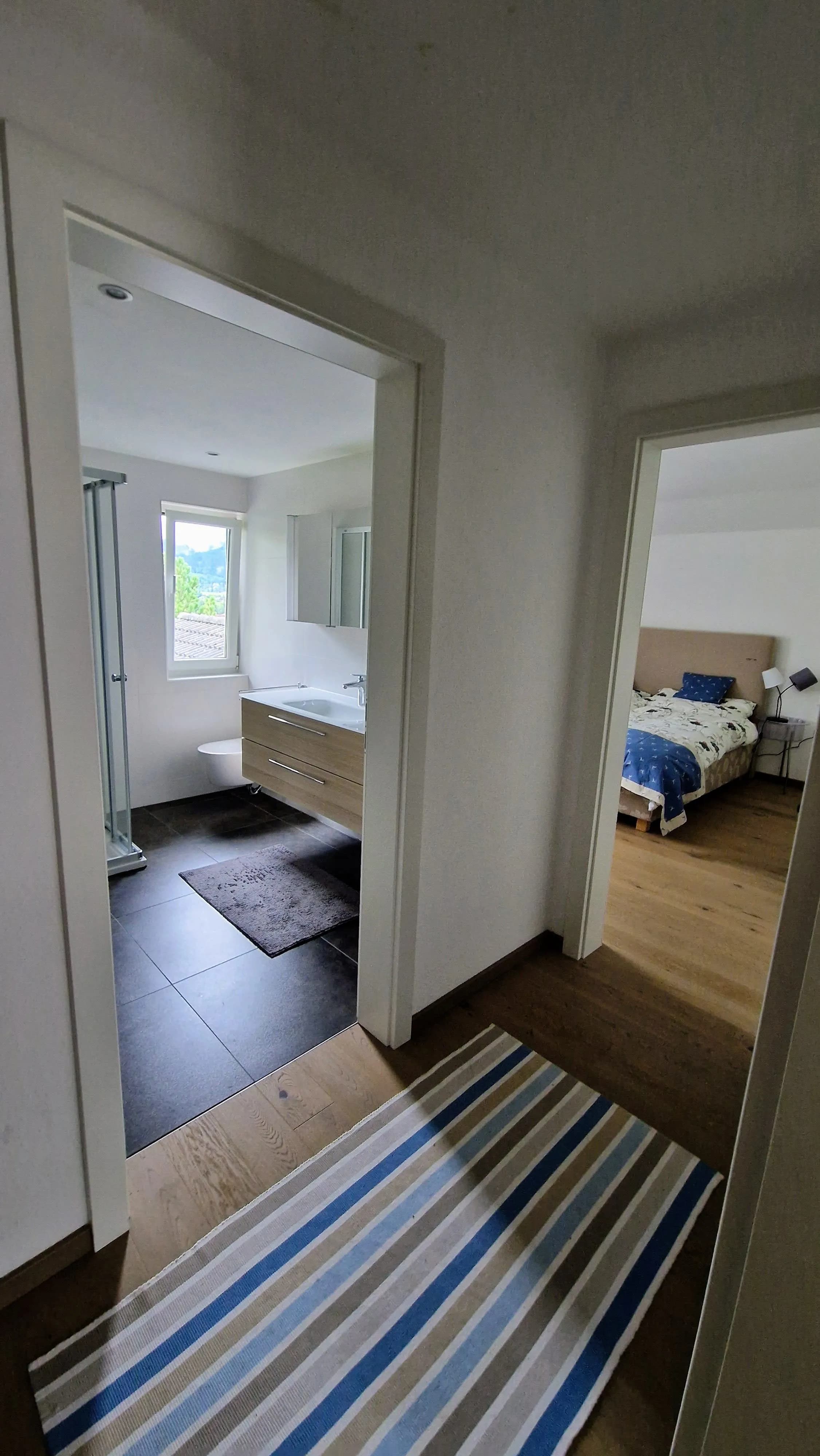 Second bedroom in Haus Montis apartment with two single beds for children or friends