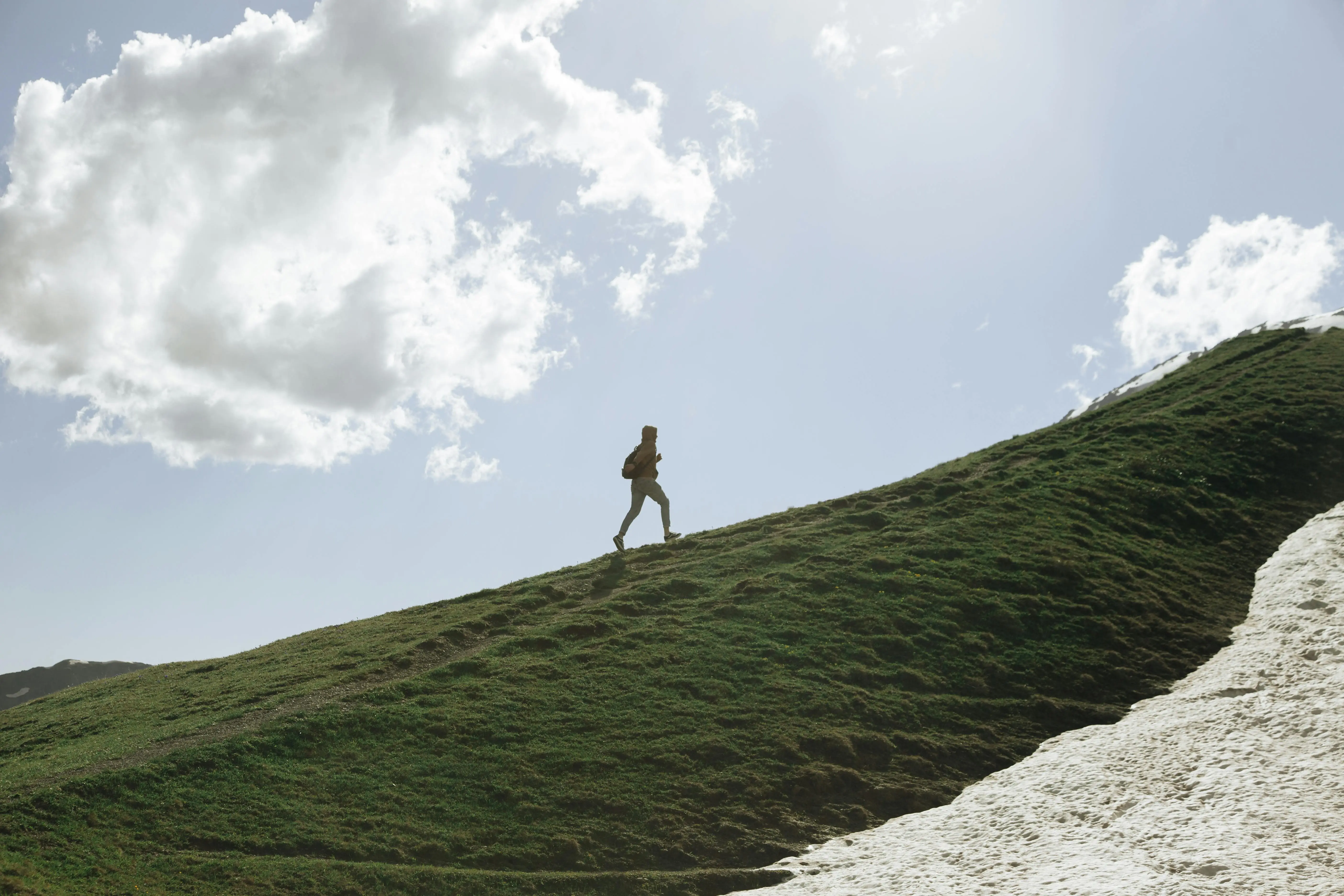 Summer hiking in the Schladming-Dachstein region near Reiteralm